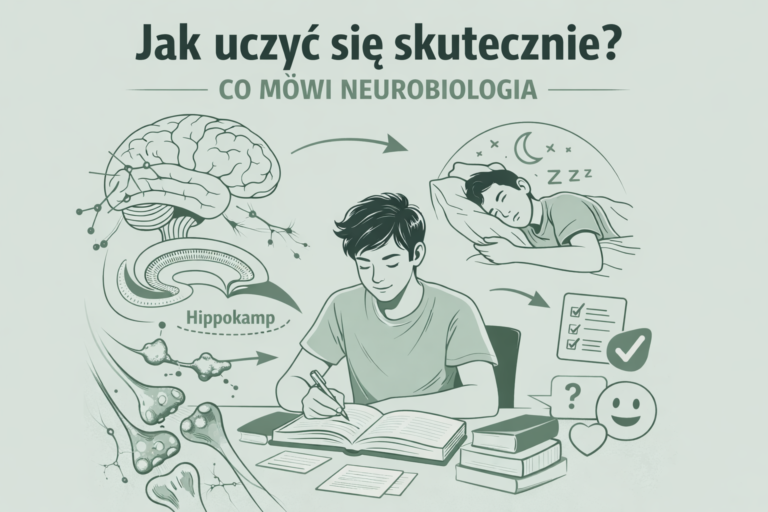 Read more about the article Jak uczyć się skutecznie? Co mówi neurobiologia 🧠