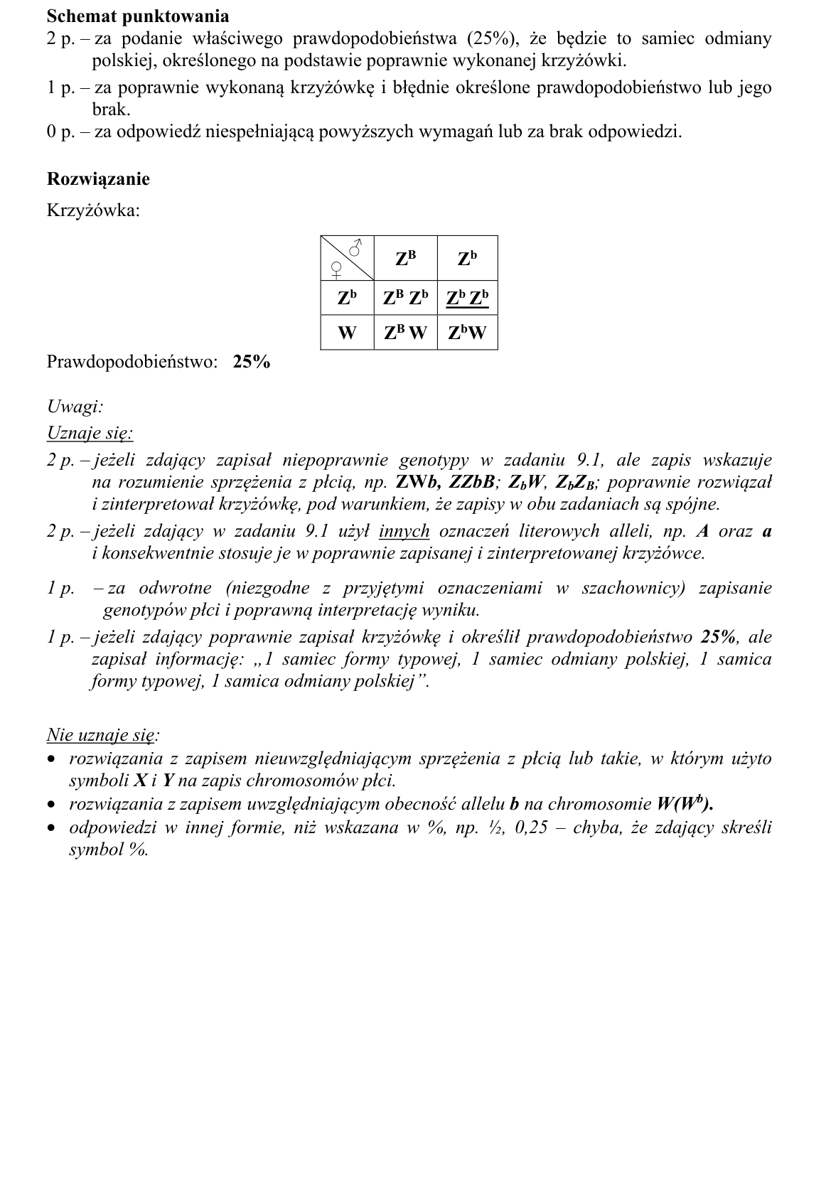 Klucz i zasady oceniania CKE; strona PDF 16