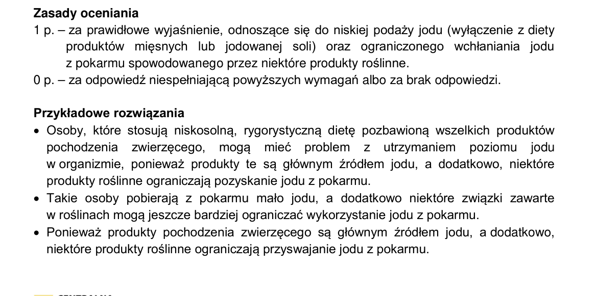 Klucz i zasady oceniania CKE; strona PDF 19