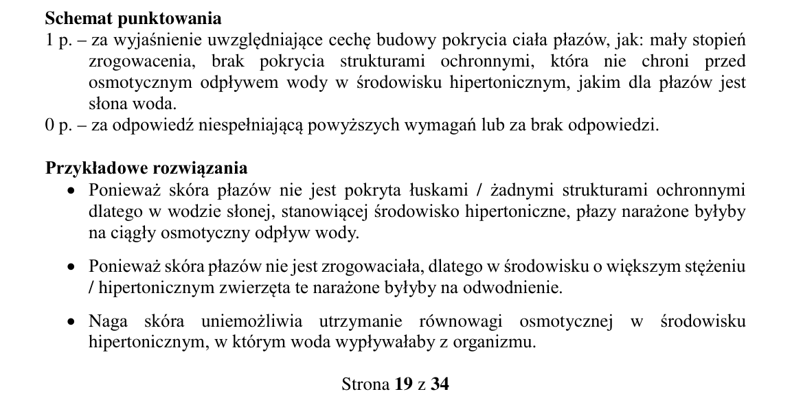 Klucz i zasady oceniania CKE; strona PDF 19