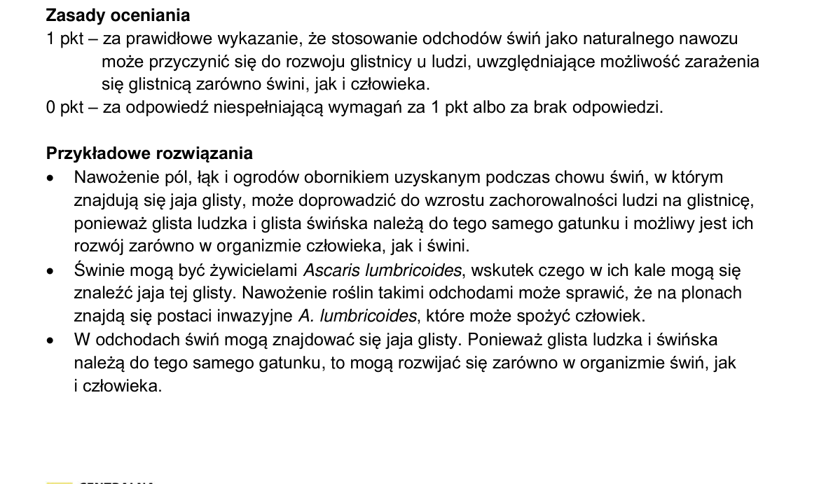 Klucz i zasady oceniania CKE; strona PDF 17