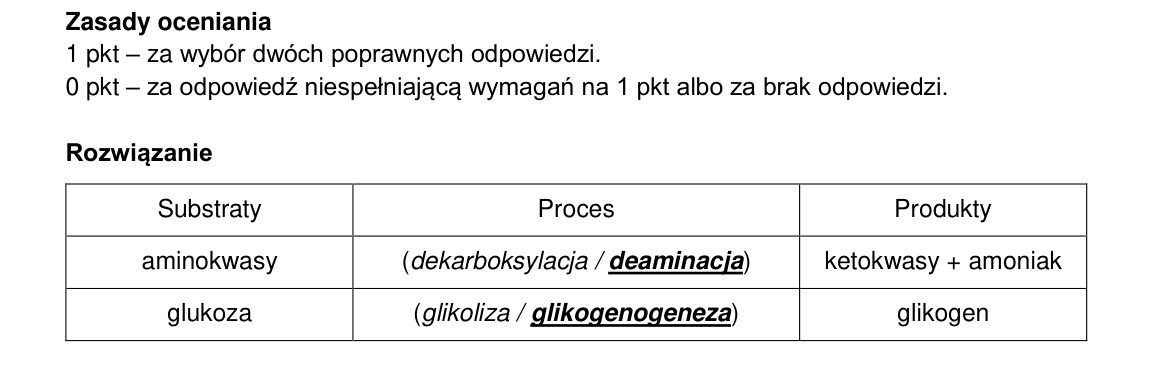Klucz i zasady oceniania CKE; strona PDF 18