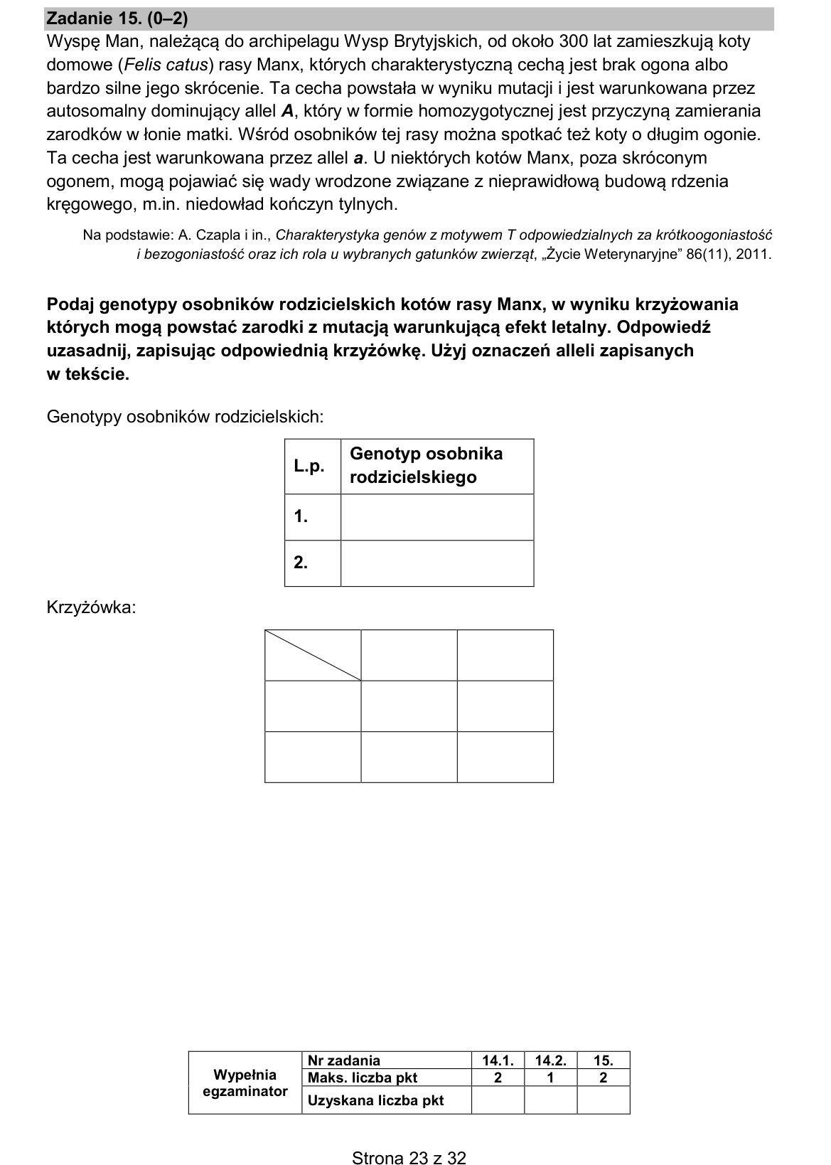Zadanie 15; strona PDF 23