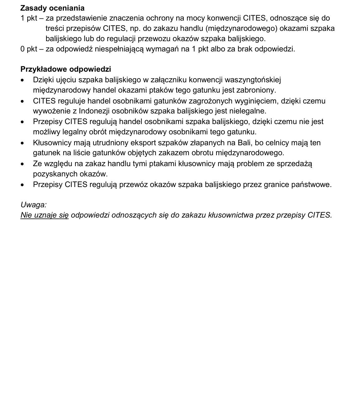 Klucz i zasady oceniania CKE; strona PDF 36
